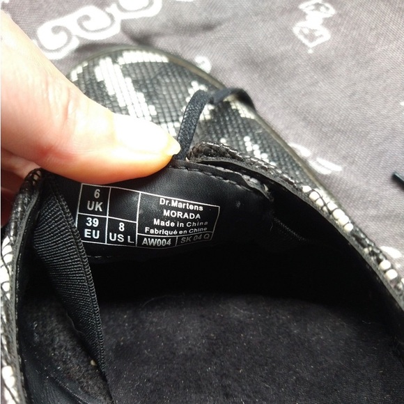 RARE FIND Dr Doc Martens Morada Snake Geo - Picture 5 of 5